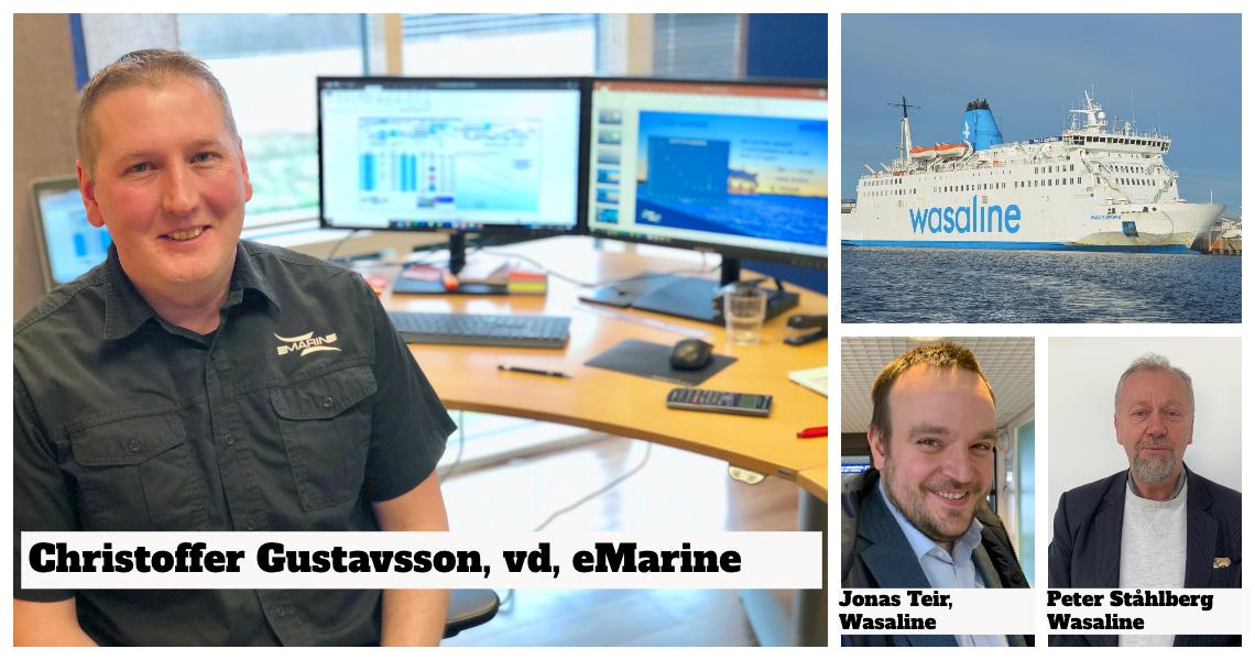 eMarine hjälper Wasaline spara – Ålands Sjöfart